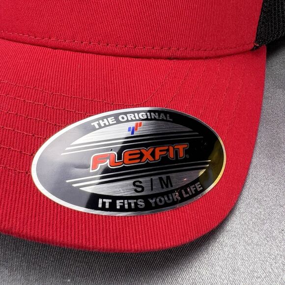 Fox Racing Absolute Flexfit Hat -  Mens S/M Lid Cap Flame Red MX Summer Vacation - Picture 7 of 14
